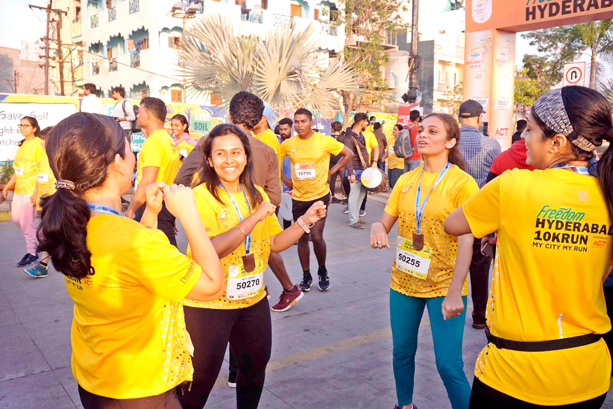 Freedom Hyderabad 10K Run Photos - Sakshi15
