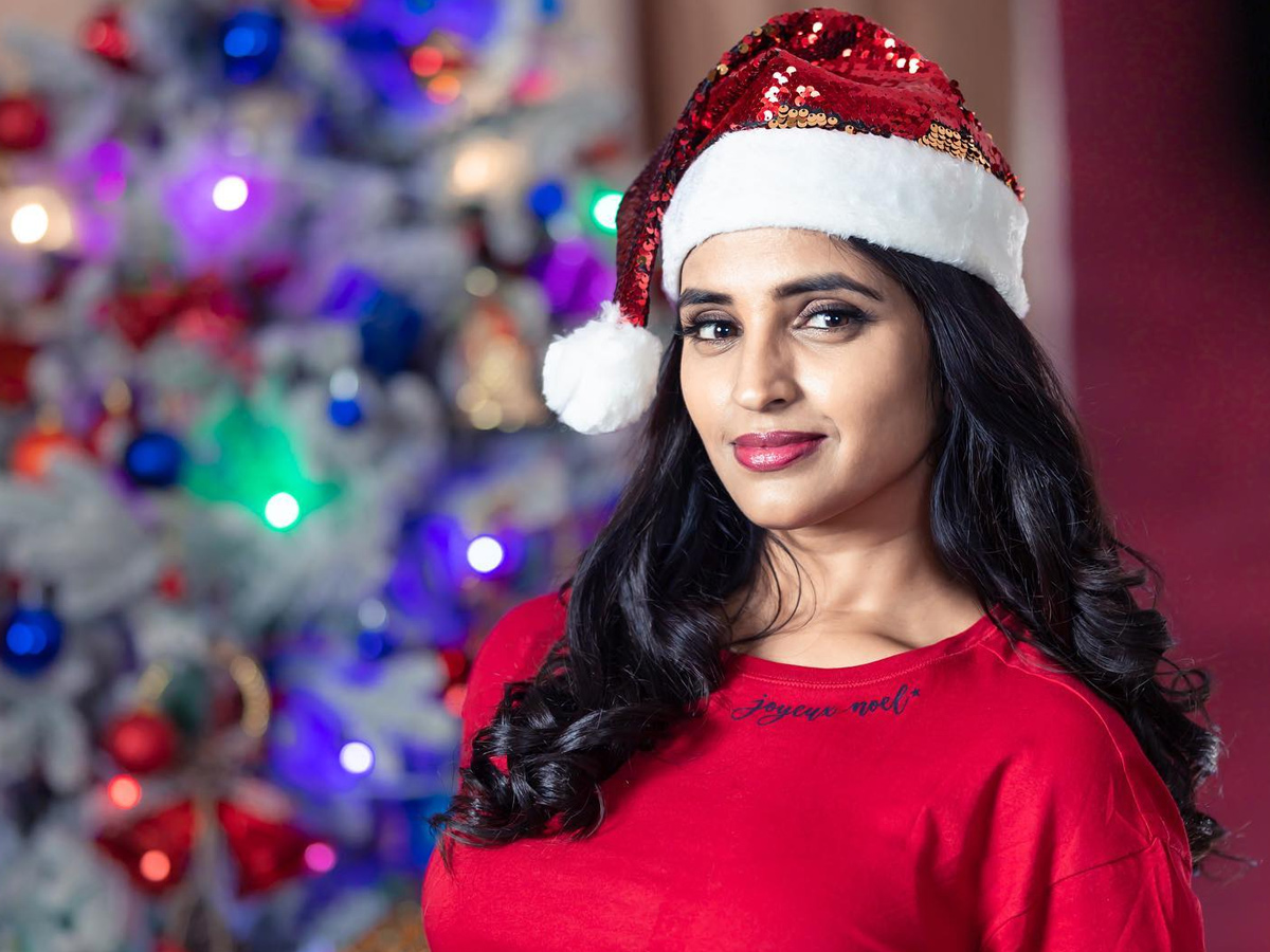 Anchor Shyamala At Christmas celebrations Photos - Sakshi3
