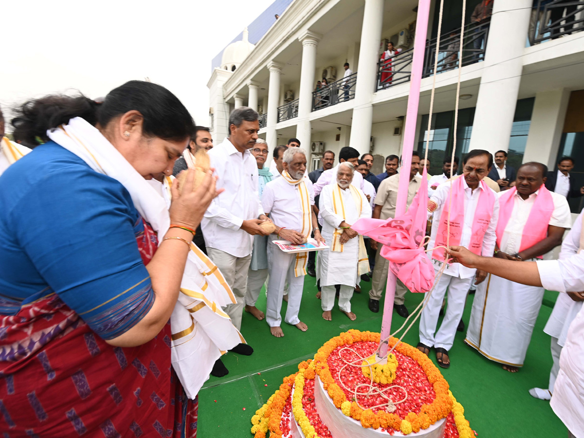 CM KCR officially launches Bharat Rashtra Samithi party Photo Gallery - Sakshi20