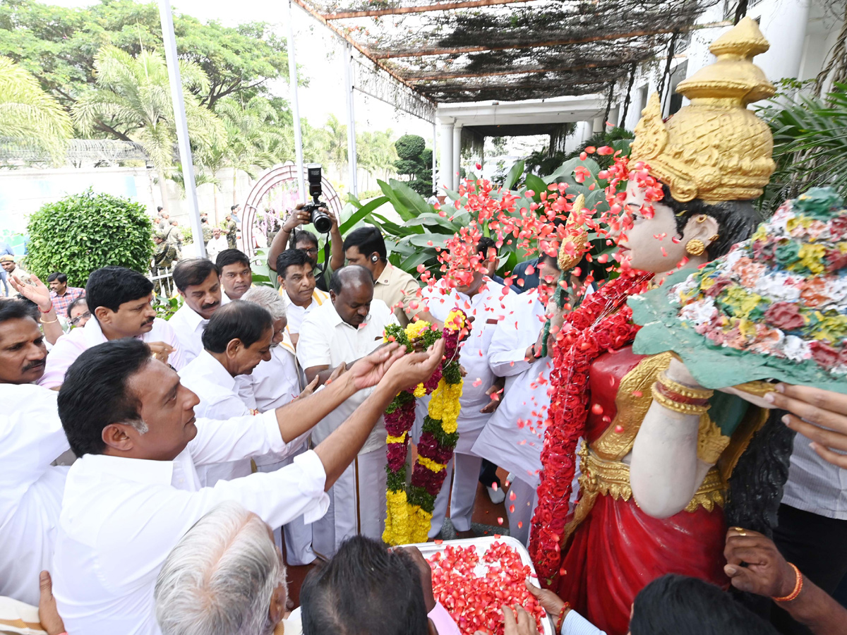 CM KCR officially launches Bharat Rashtra Samithi party Photo Gallery - Sakshi35