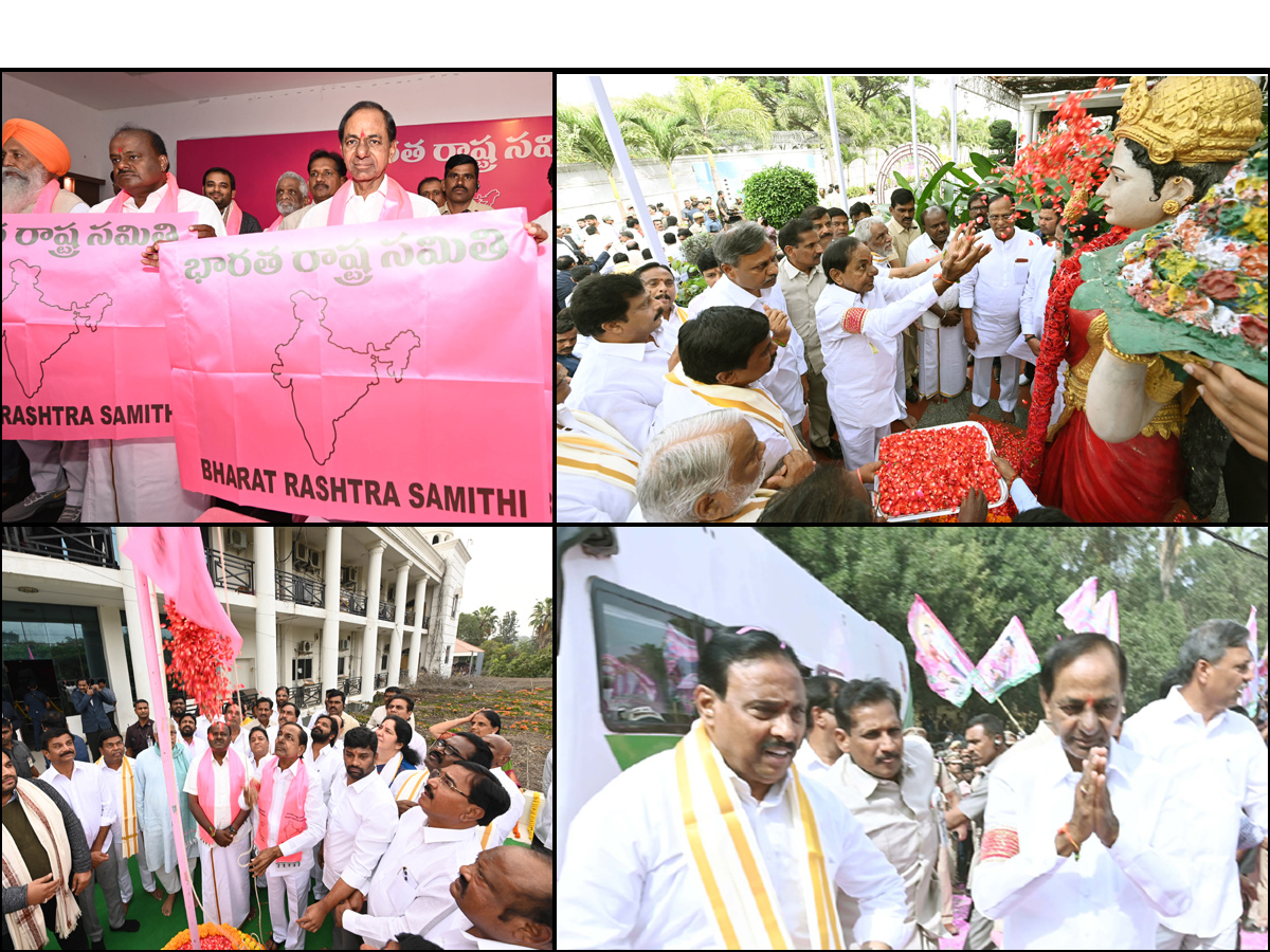 CM KCR officially launches Bharat Rashtra Samithi party Photo Gallery - Sakshi1