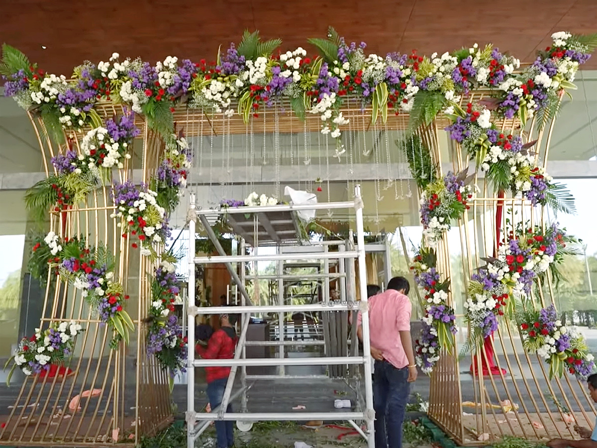 Tollywood Actor Ali Daughter Wedding Arrangements - Sakshi10