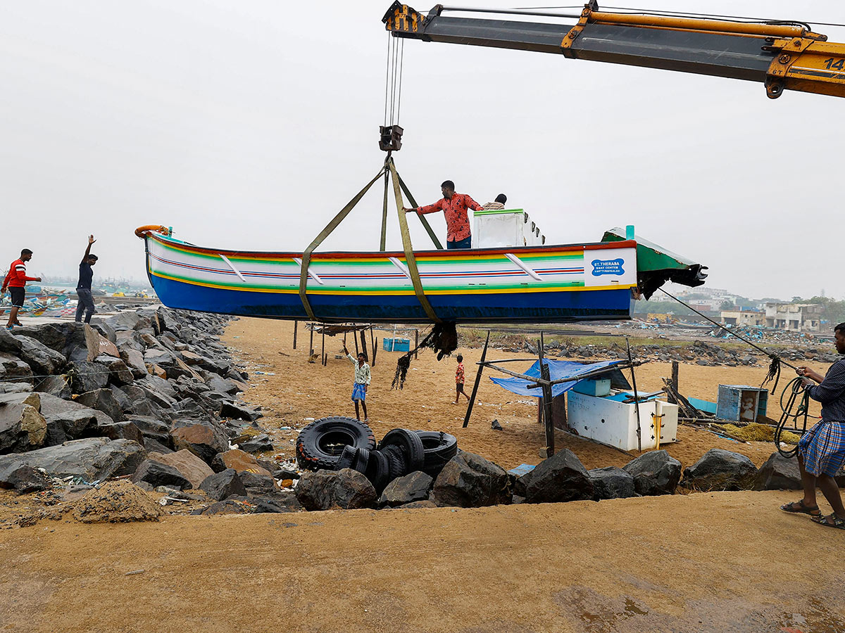 Cyclone Mandous Severe Effect At Coastal Area Photos - Sakshi10
