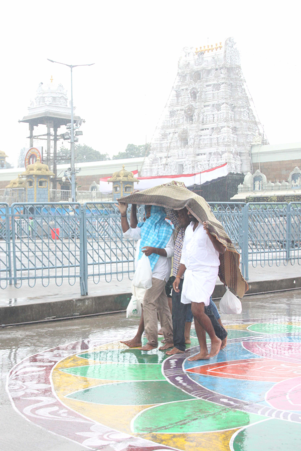 Heavy Rain Hits Tirumala December 2022 With Cyclone Mandous Effect - Sakshi19