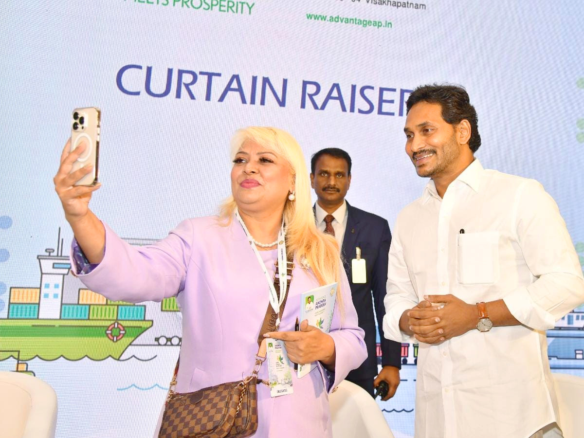 CM Jagan at AP Global Investors Summit Curtain Raiser Event in Delhi Photos - Sakshi35