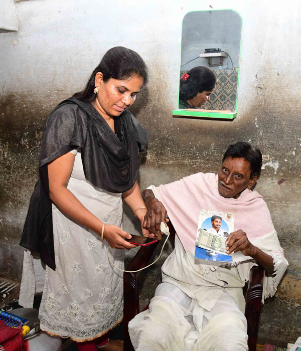 YSR Pension Kanuka Distribution In AP - Sakshi24