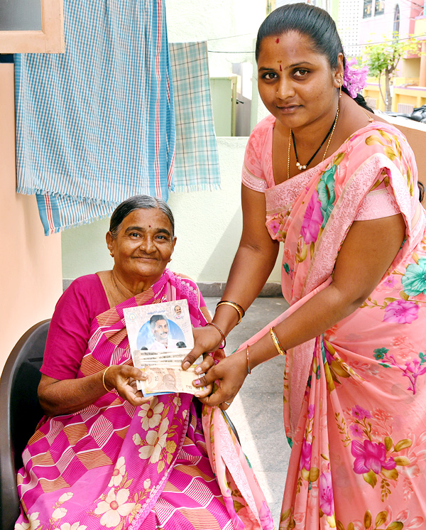 YSR Pension Kanuka Distribution In AP - Sakshi25