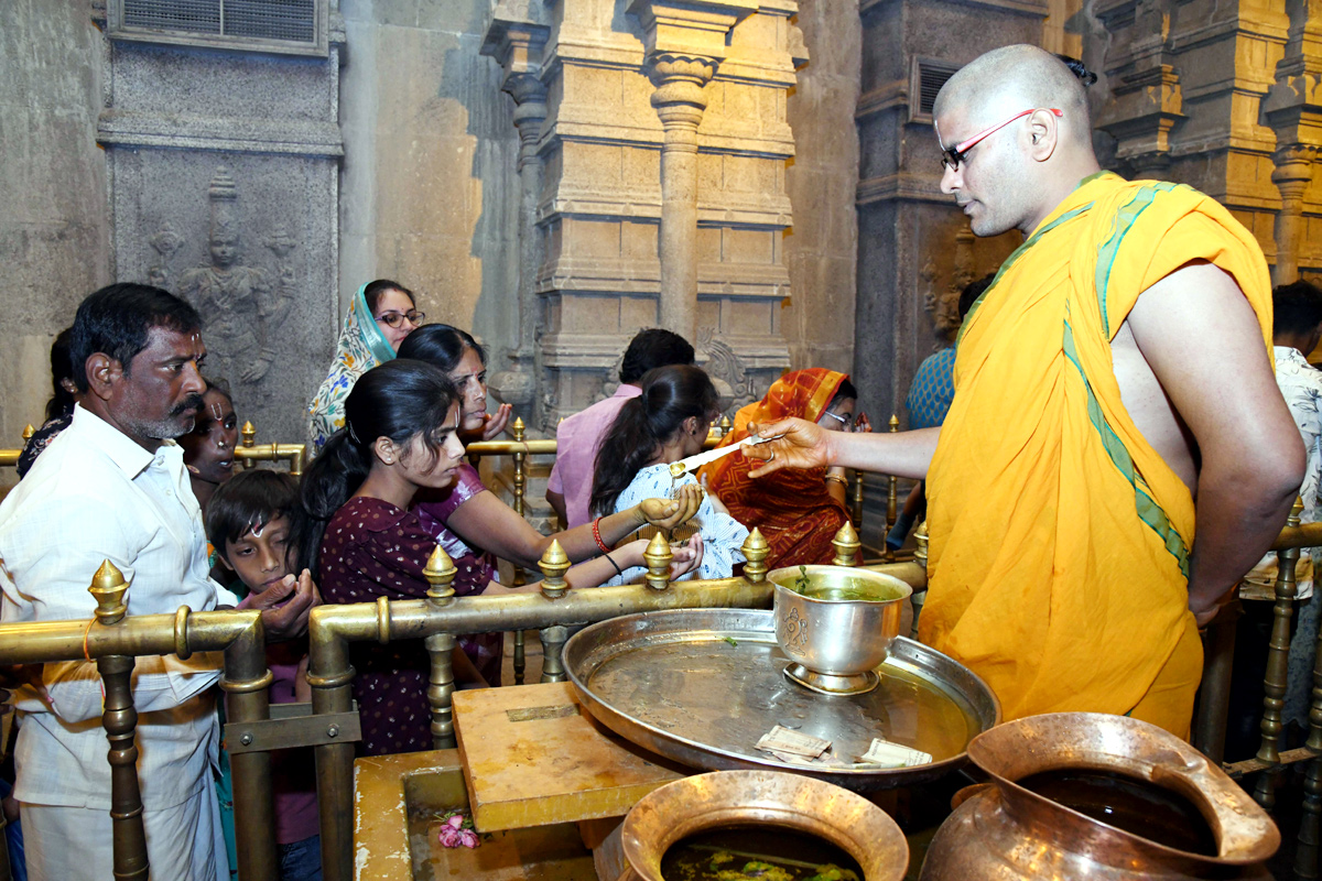 Sri Lakshmi Narasimha Swamy Brahmotsavams begins grandly in Yadadri - Sakshi12