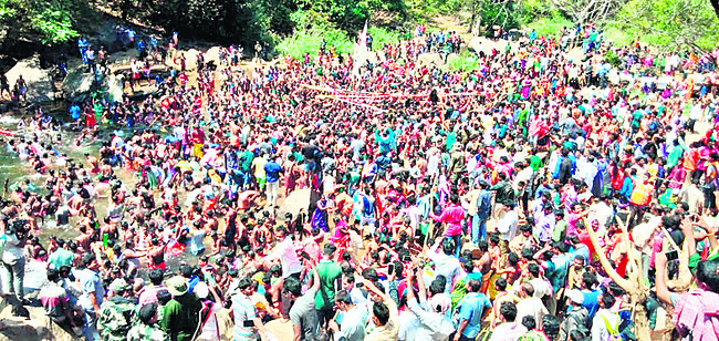 జాతరలో భక్తజనం(ఫైల్)2