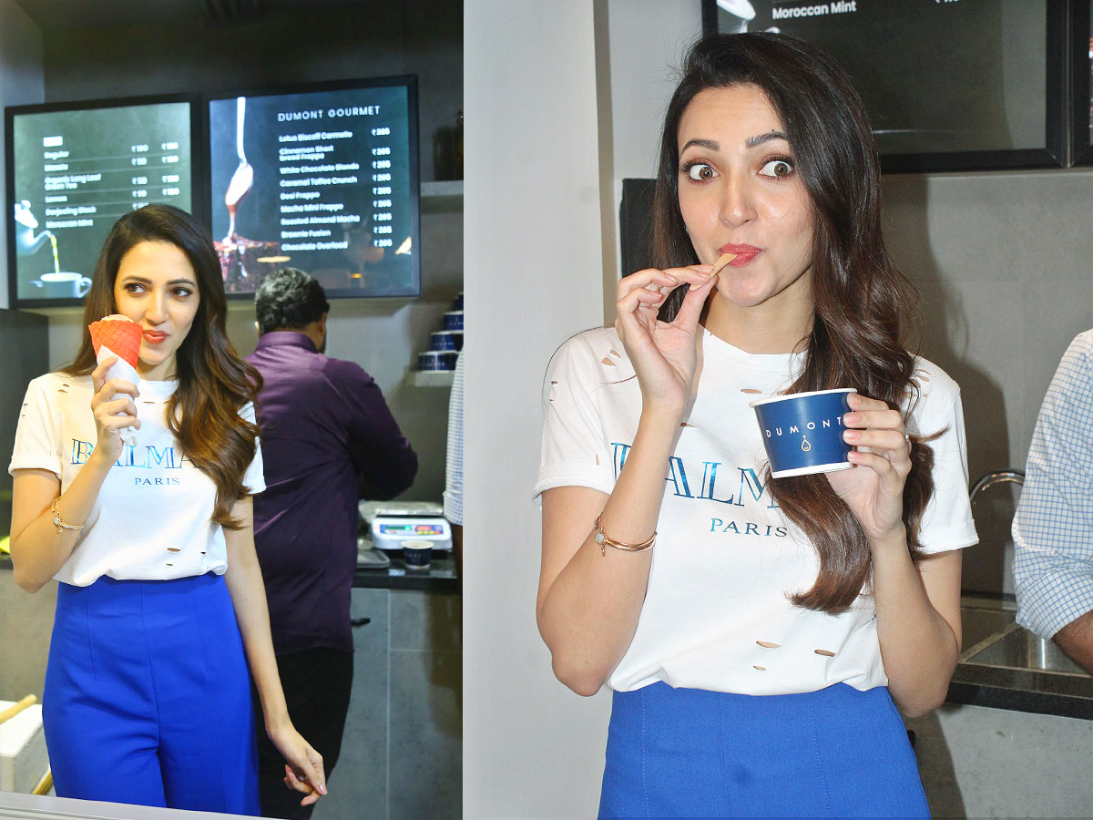 Actress Neha Shetty Launches Dumont Coffee Meets Ice Creamery Store in Kompally Photos - Sakshi12