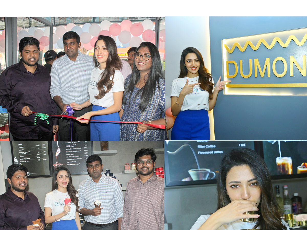 Actress Neha Shetty Launches Dumont Coffee Meets Ice Creamery Store in Kompally Photos - Sakshi1