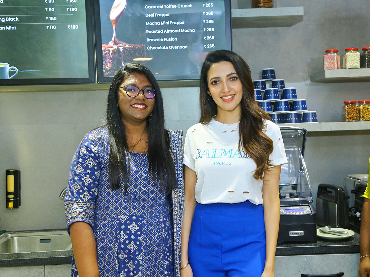 Actress Neha Shetty Launches Dumont Coffee Meets Ice Creamery Store in Kompally Photos - Sakshi3