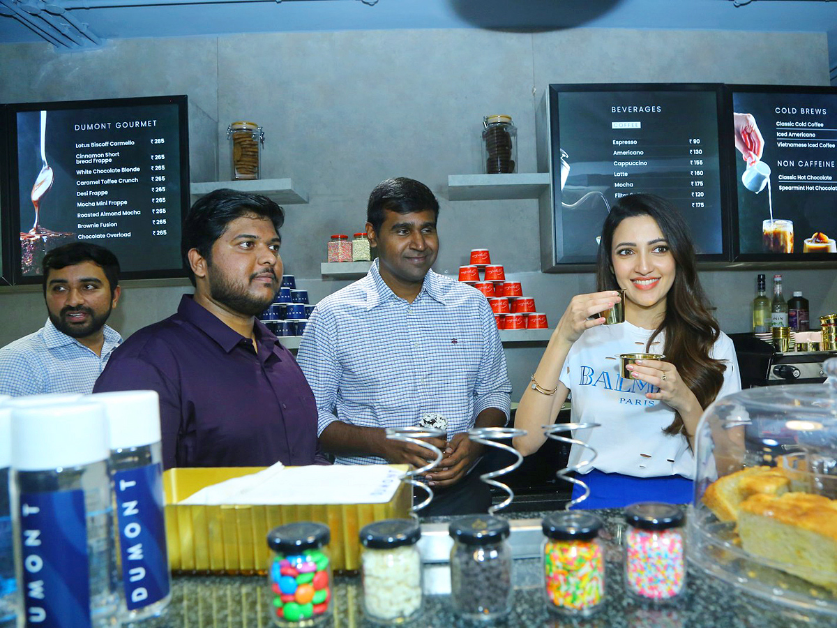 Actress Neha Shetty Launches Dumont Coffee Meets Ice Creamery Store in Kompally Photos - Sakshi5