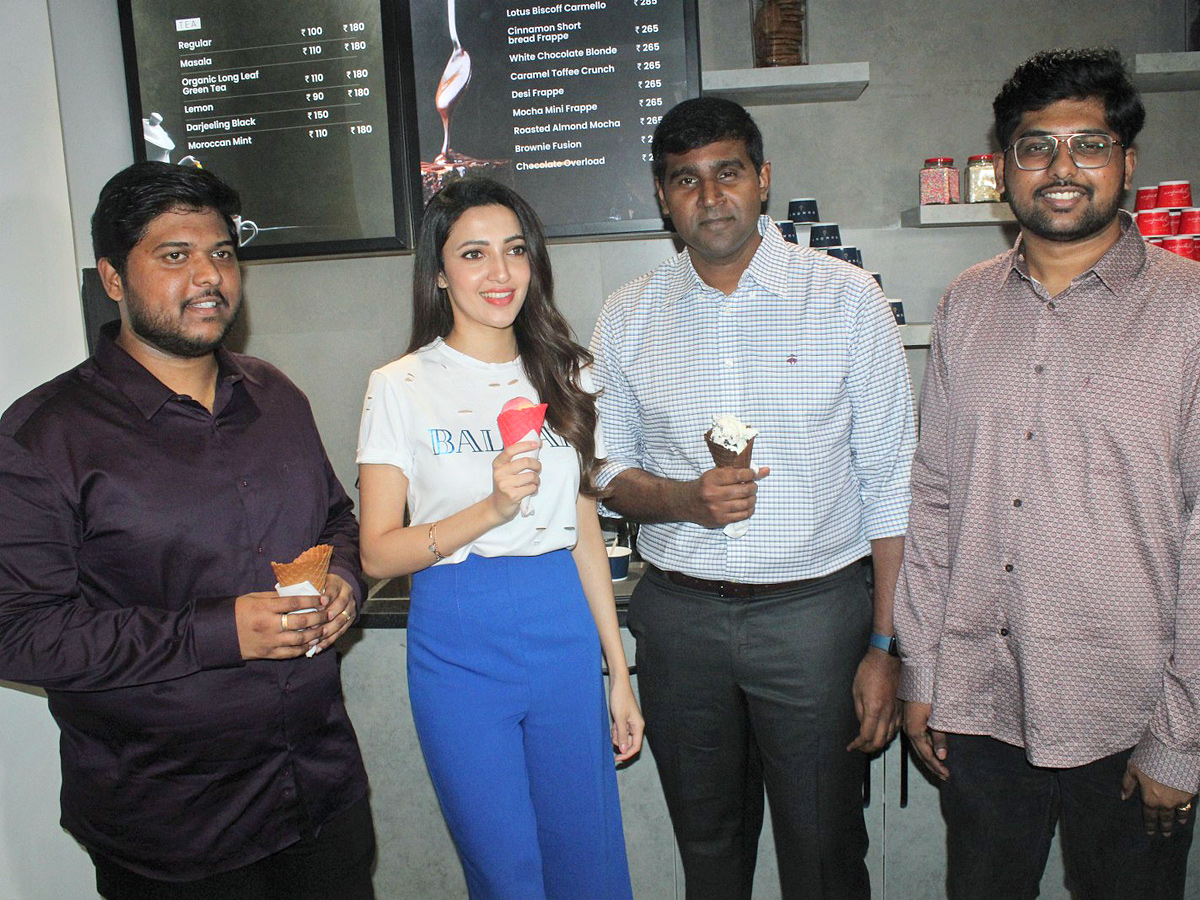 Actress Neha Shetty Launches Dumont Coffee Meets Ice Creamery Store in Kompally Photos - Sakshi10