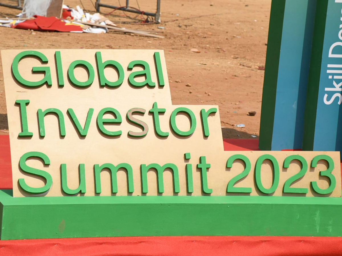 Andhra pradesh Vizag Global Investors Summit 2023 Grand Arrangements Photos - Sakshi8