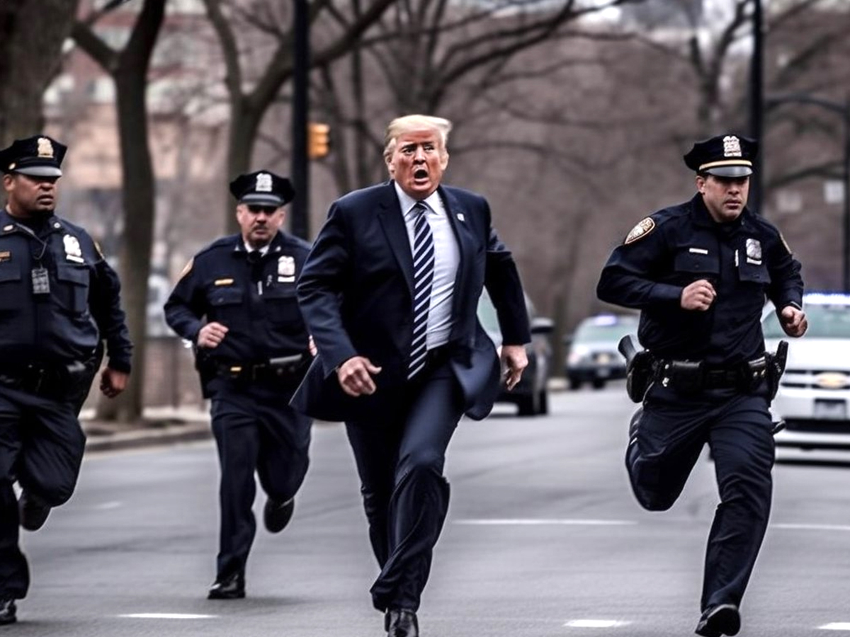 AI Generated Images Viral Predicts If Donald Trump Arrest - Sakshi6