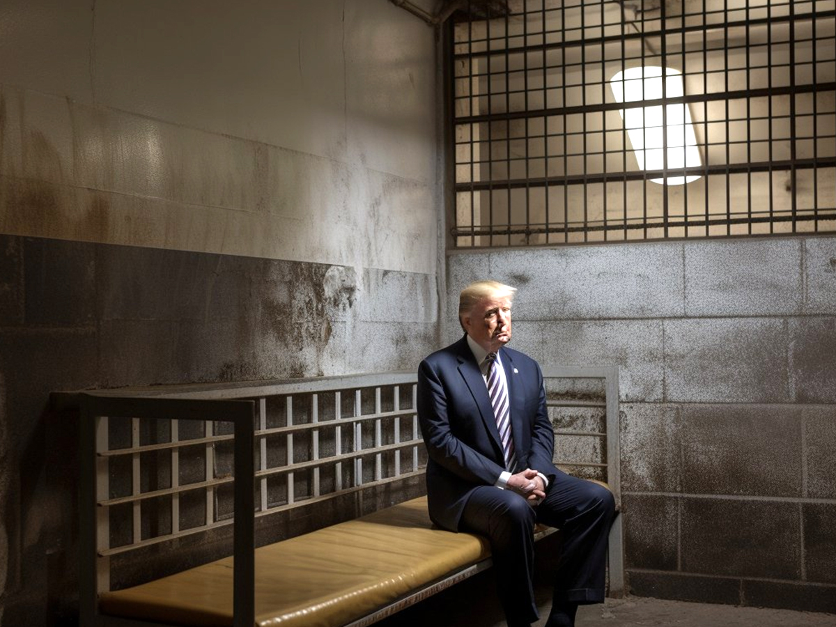 AI Generated Images Viral Predicts If Donald Trump Arrest - Sakshi14