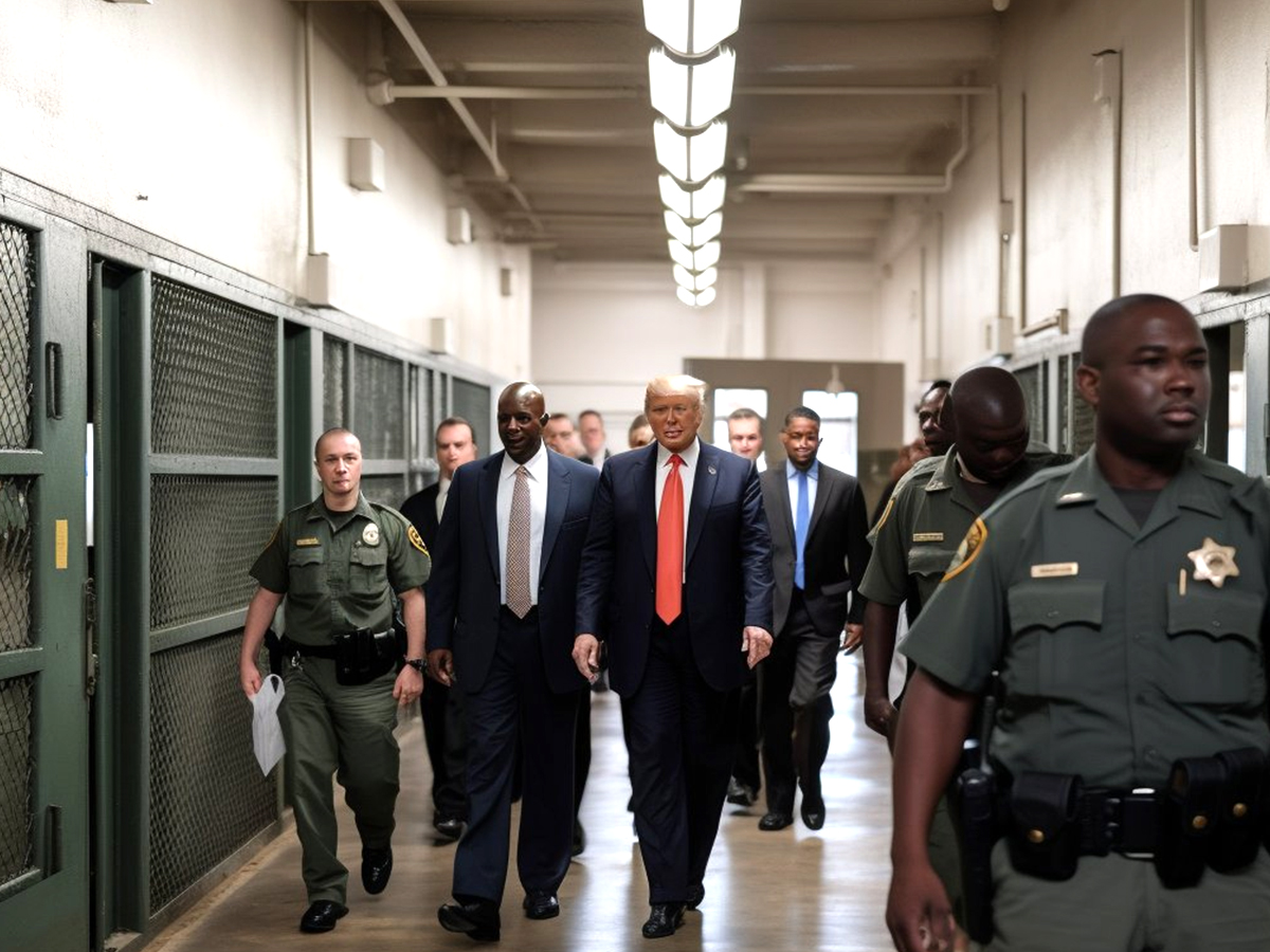 AI Generated Images Viral Predicts If Donald Trump Arrest - Sakshi21