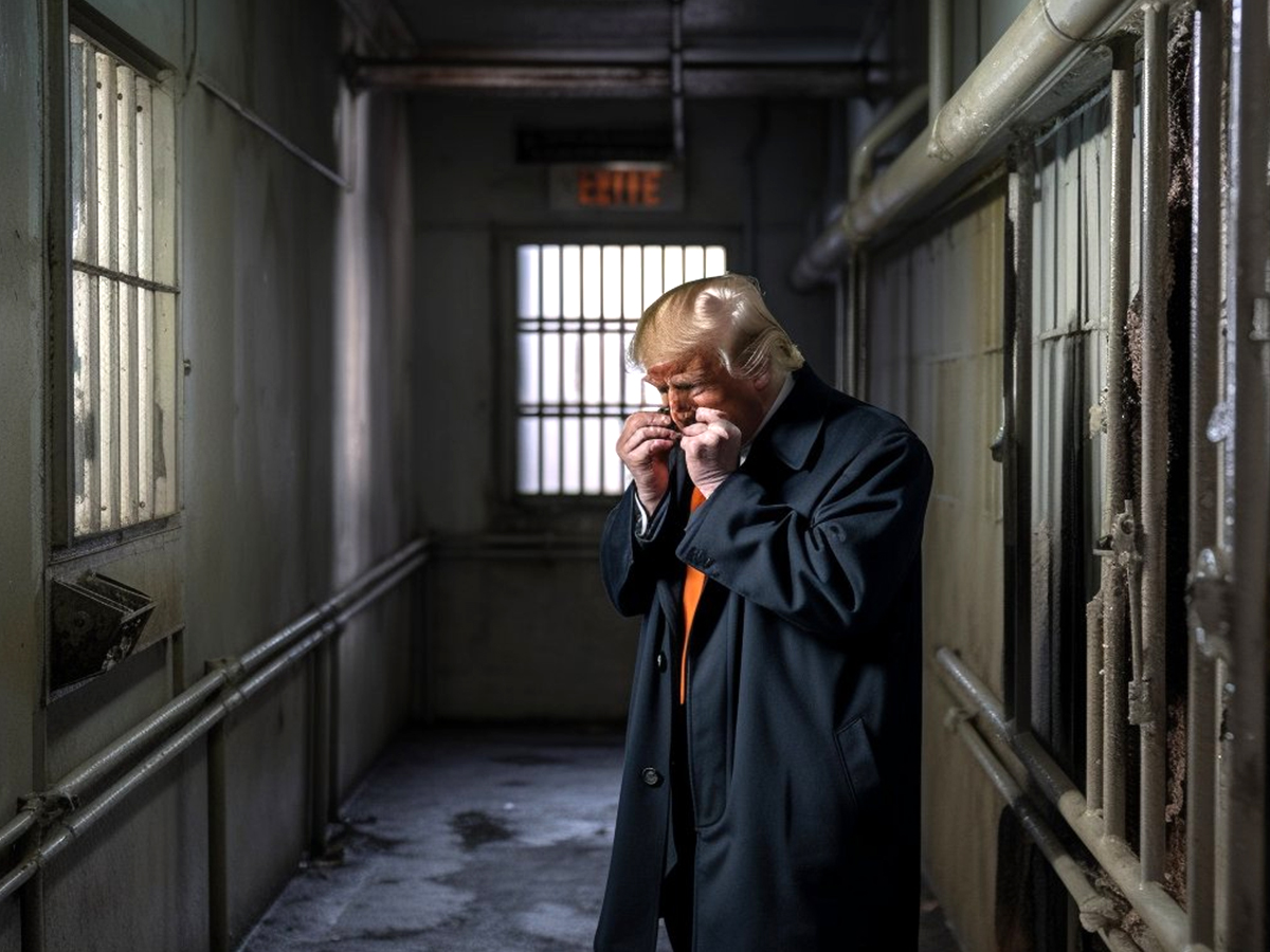 AI Generated Images Viral Predicts If Donald Trump Arrest - Sakshi22