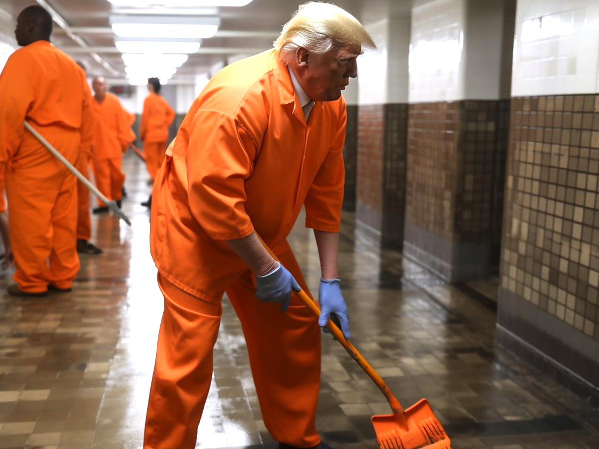 AI Generated Images Viral Predicts If Donald Trump Arrest - Sakshi28