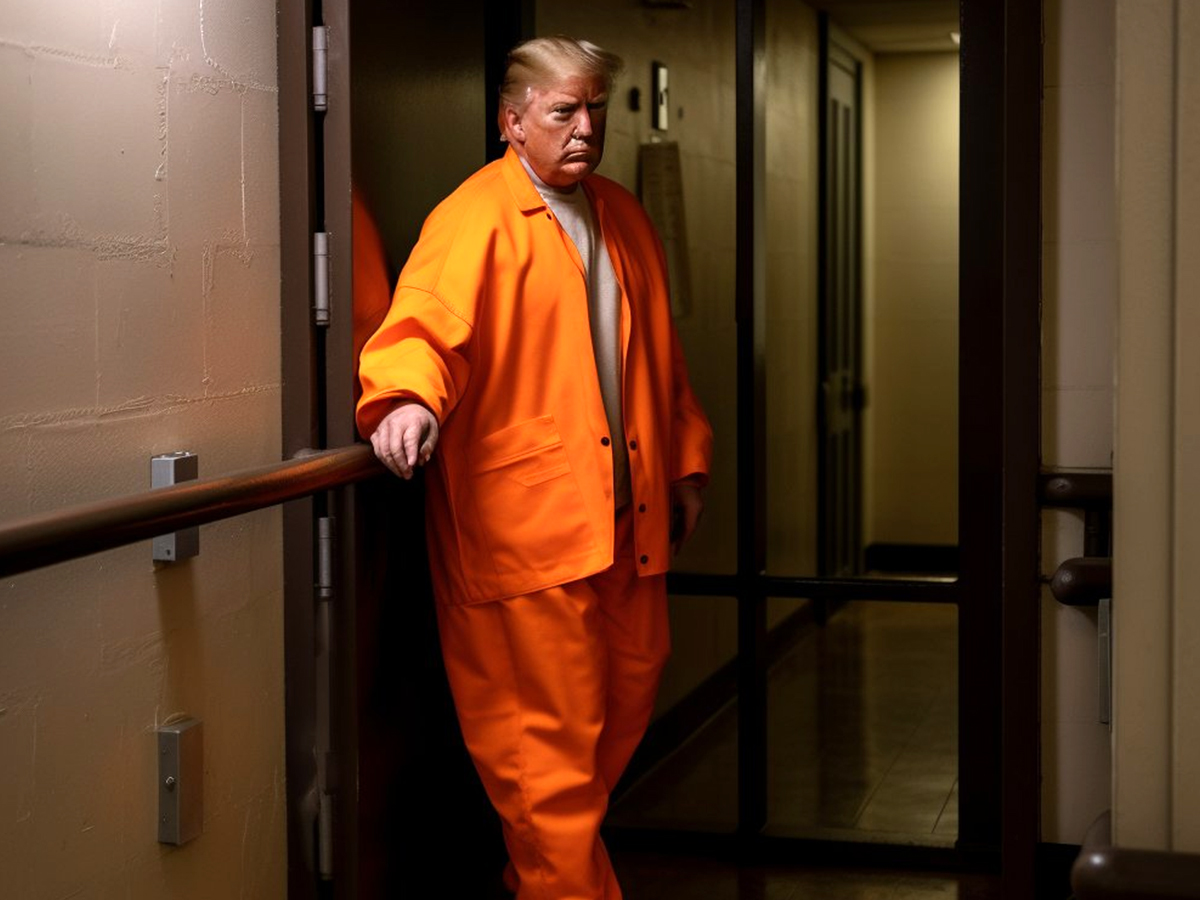 AI Generated Images Viral Predicts If Donald Trump Arrest - Sakshi37