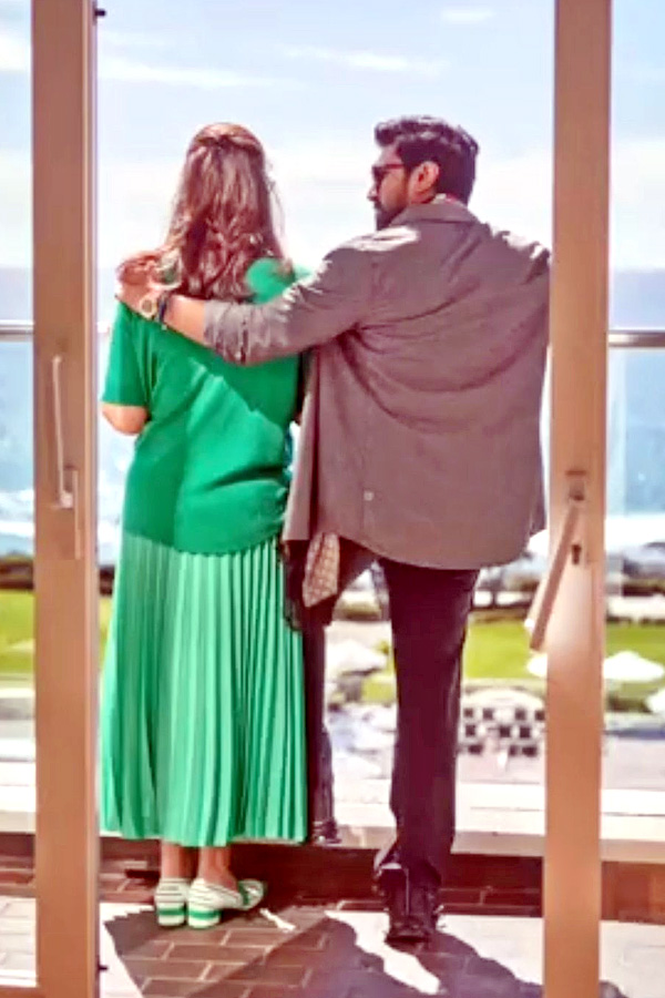 Global Star Ram Charan Cute Moments With Upasana in USA - Sakshi10