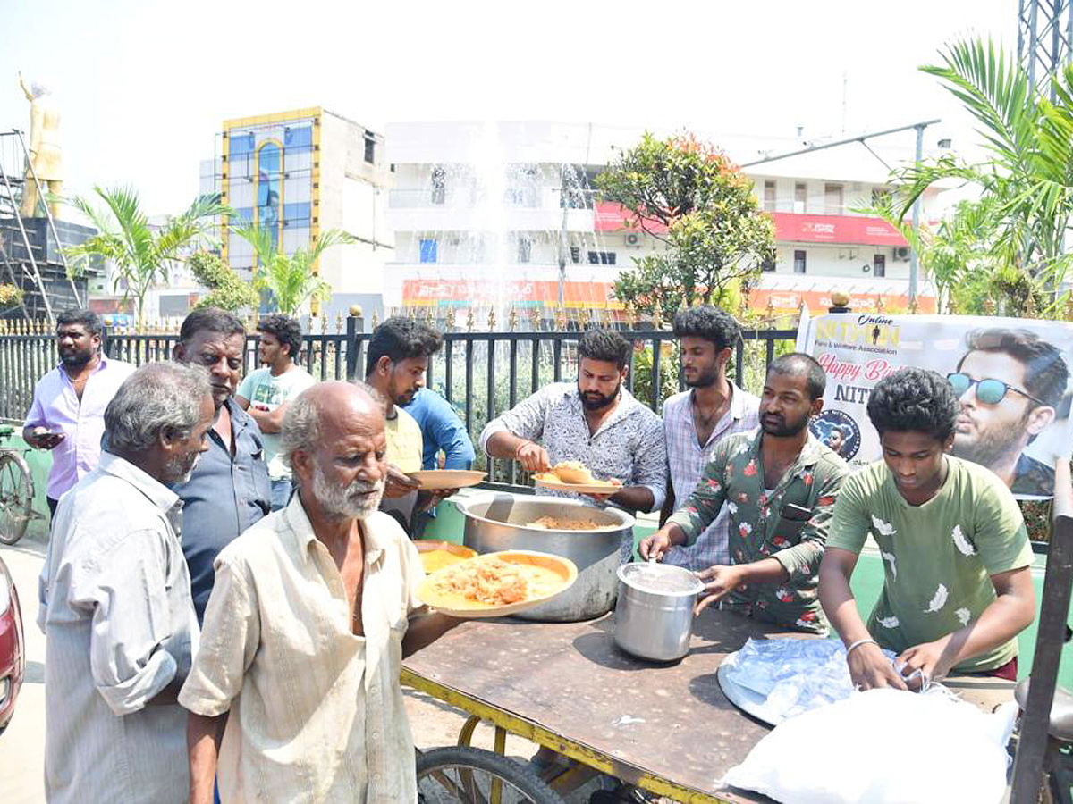 Nithin’s Birthday Celebrations by Fans Photos - Sakshi11