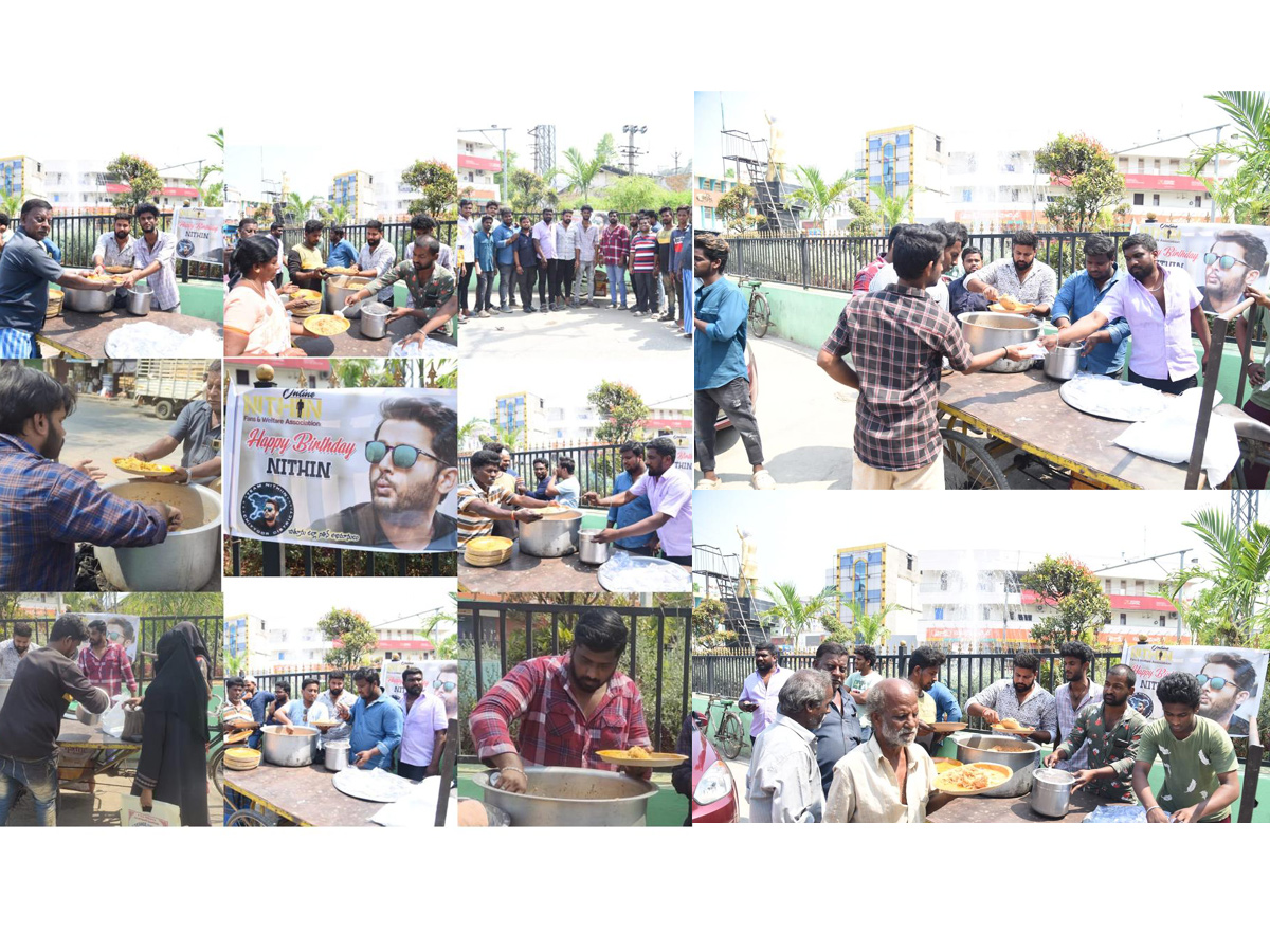 Nithin’s Birthday Celebrations by Fans Photos - Sakshi1