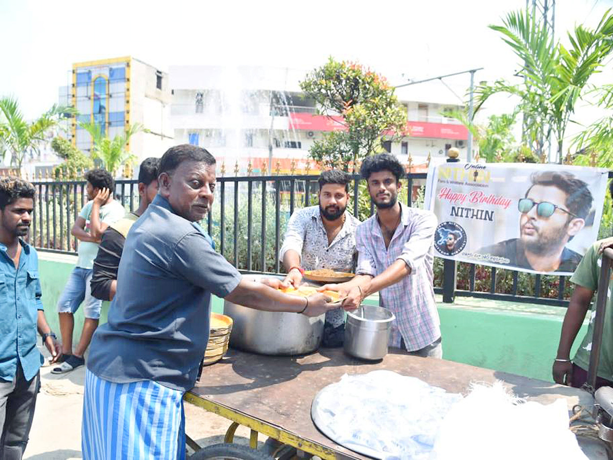 Nithin’s Birthday Celebrations by Fans Photos - Sakshi15