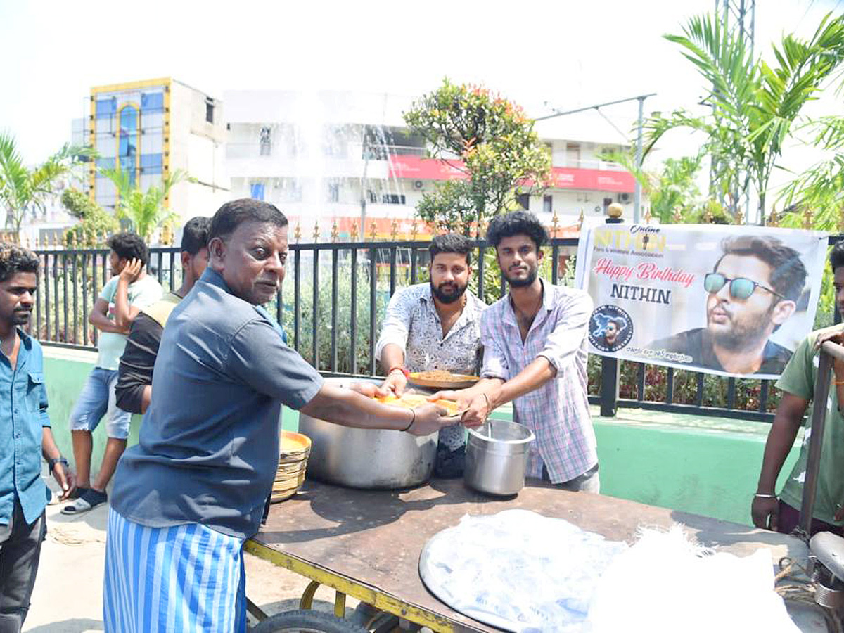Nithin’s Birthday Celebrations by Fans Photos - Sakshi10