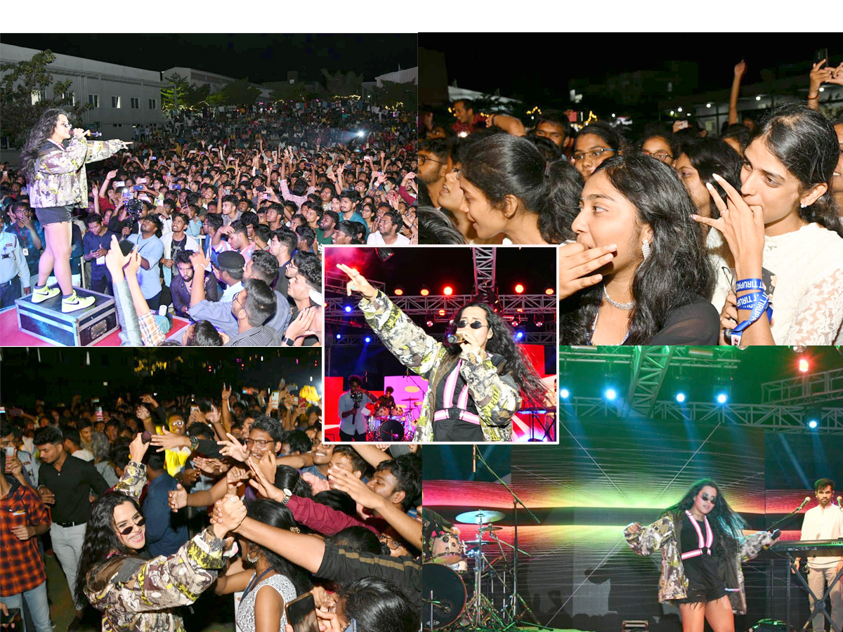 Nikhita Gandhi Indian playback singer at IIT Tirupati program Photos - Sakshi1