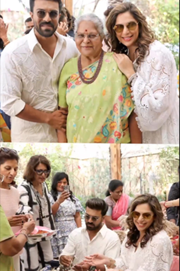 Ram Charan Upasana Baby Shower Function In Dubai Photos - Sakshi6