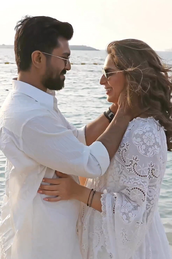 Ram Charan Upasana Baby Shower Function In Dubai Photos - Sakshi12