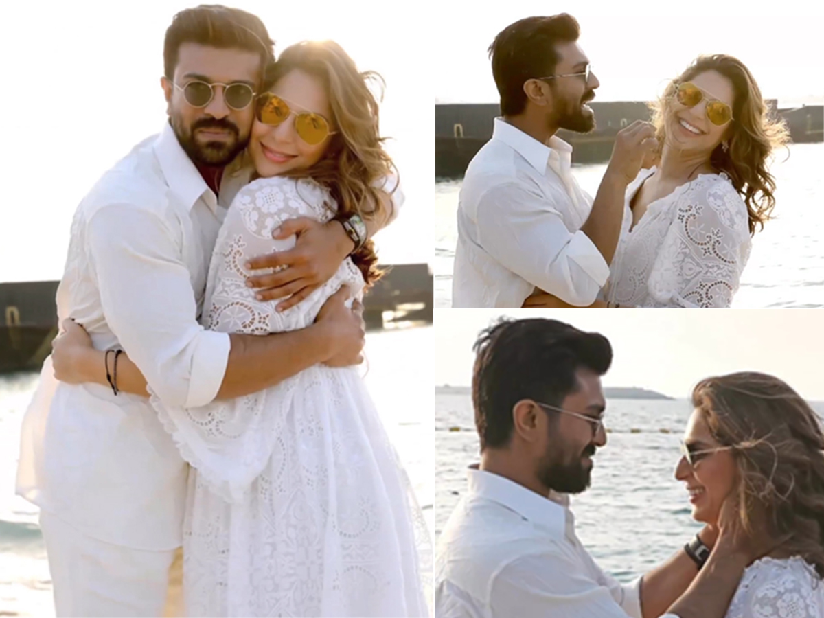 Ram Charan Upasana Baby Shower Function In Dubai Photos - Sakshi1