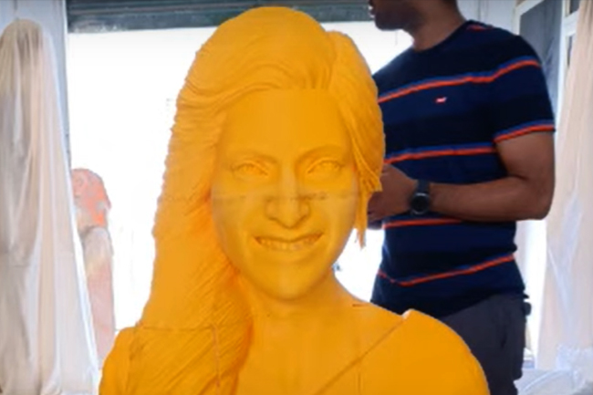 A fan in Andhra builds temple for Samantha Photos - Sakshi2