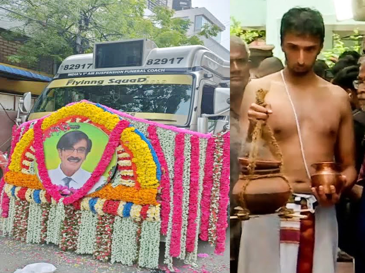 Manobala last rites Photos - Sakshi5