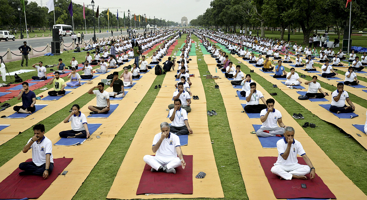 international yoga day celebrations 2023 - Sakshi13