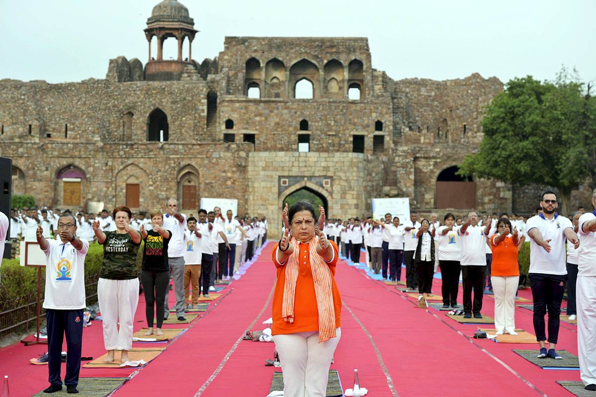 international yoga day celebrations 2023 - Sakshi18