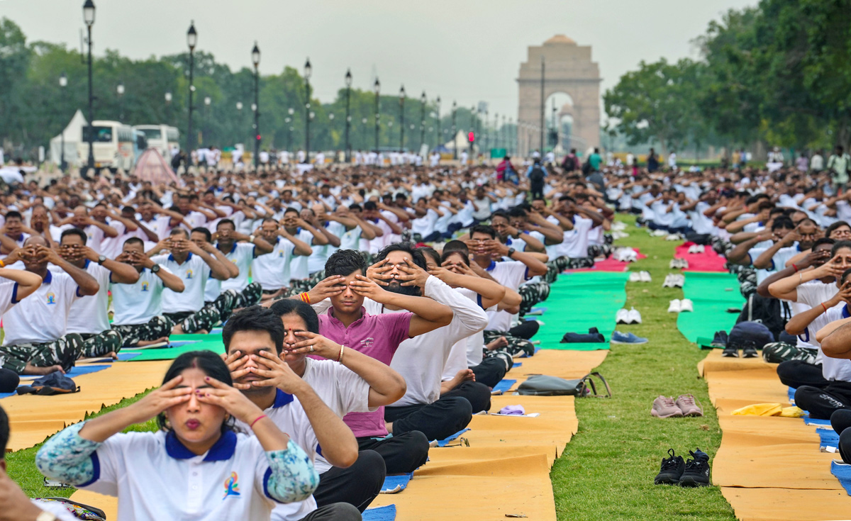 international yoga day celebrations 2023 - Sakshi25