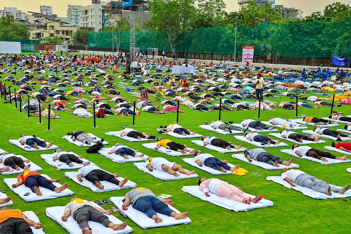 international yoga day celebrations 2023 - Sakshi26