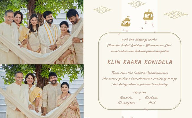 Ram Charan And Upasana Konidela Name Their Daughter In Grand Ceremony Photos - Sakshi1