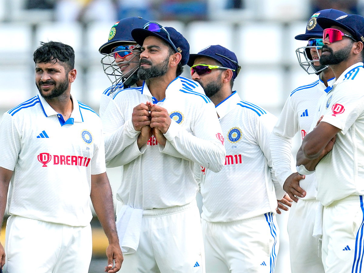 innings and 141 runs on day three of their first cricket Test match - Sakshi1