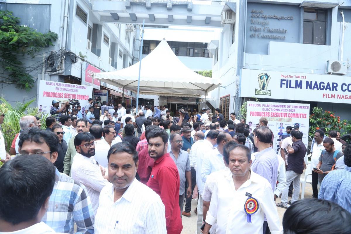 Telugu Film Chamber Elections 2023 Photo Gallery - Sakshi42