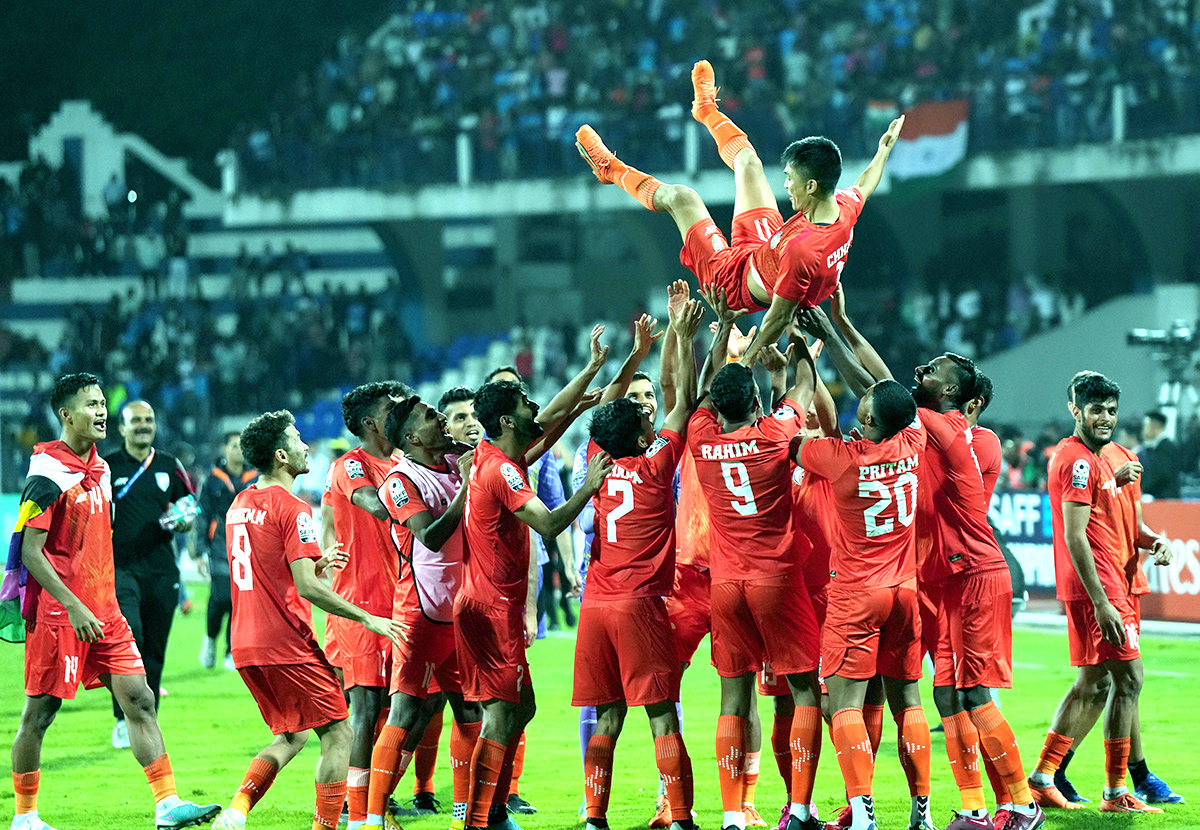 India Won SAFF Championship For 9th Time, Defeating Kuwait In Final - Sakshi11