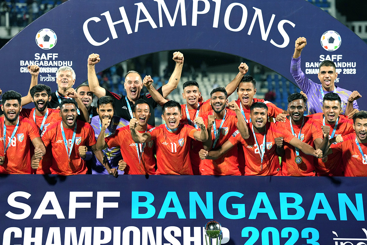 India Won SAFF Championship For 9th Time, Defeating Kuwait In Final - Sakshi13