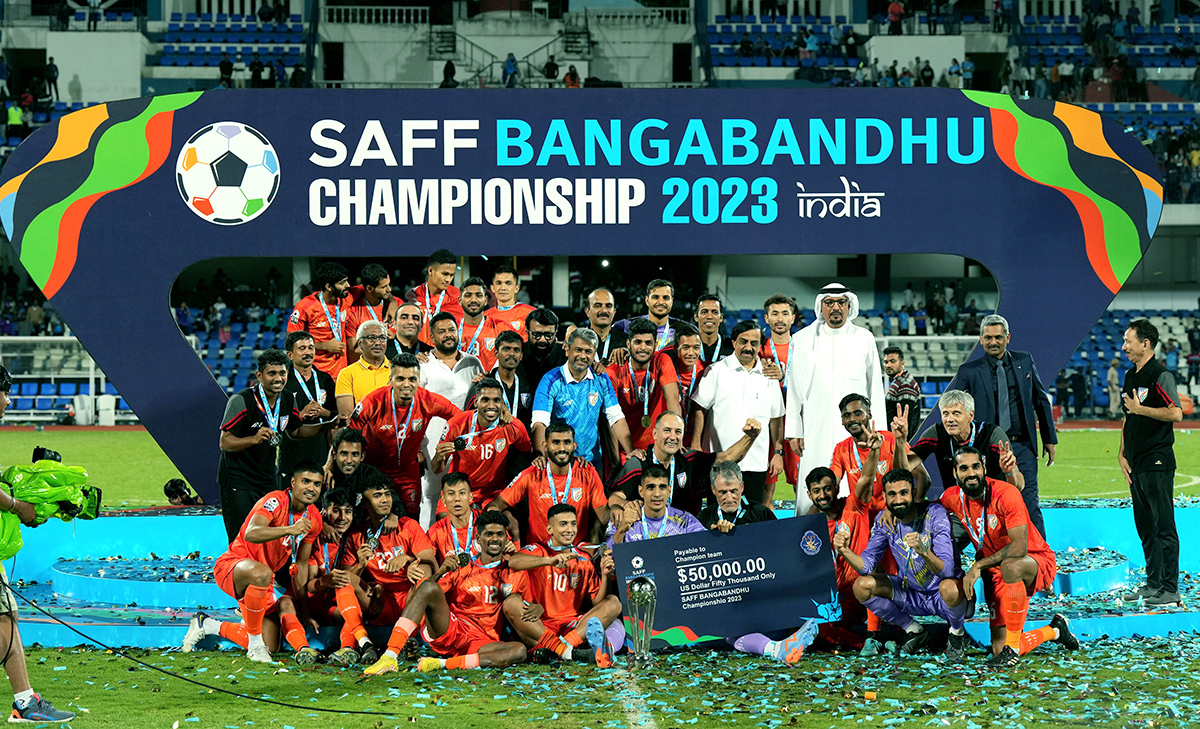 India Won SAFF Championship For 9th Time, Defeating Kuwait In Final - Sakshi19
