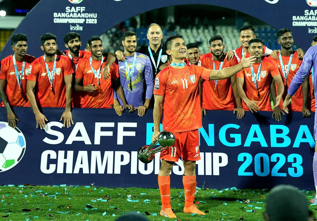 India Won SAFF Championship For 9th Time, Defeating Kuwait In Final - Sakshi20