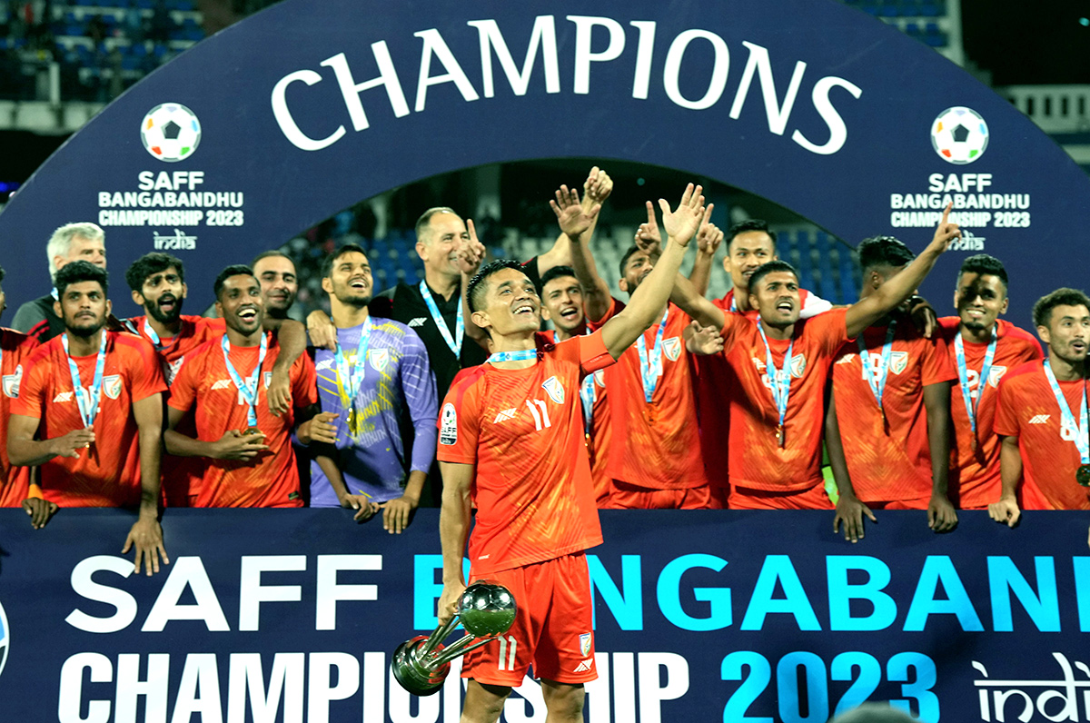 India Won SAFF Championship For 9th Time, Defeating Kuwait In Final - Sakshi21