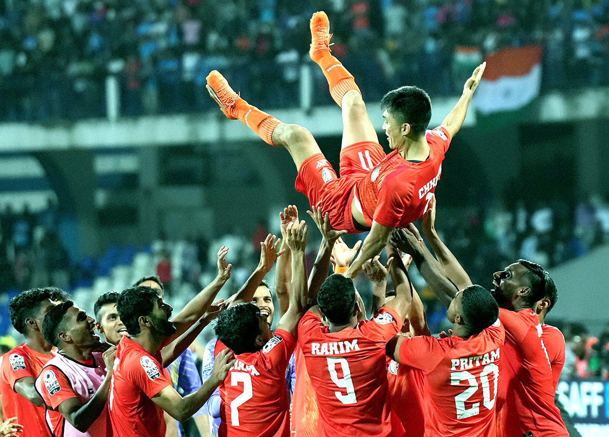 India Won SAFF Championship For 9th Time, Defeating Kuwait In Final - Sakshi4