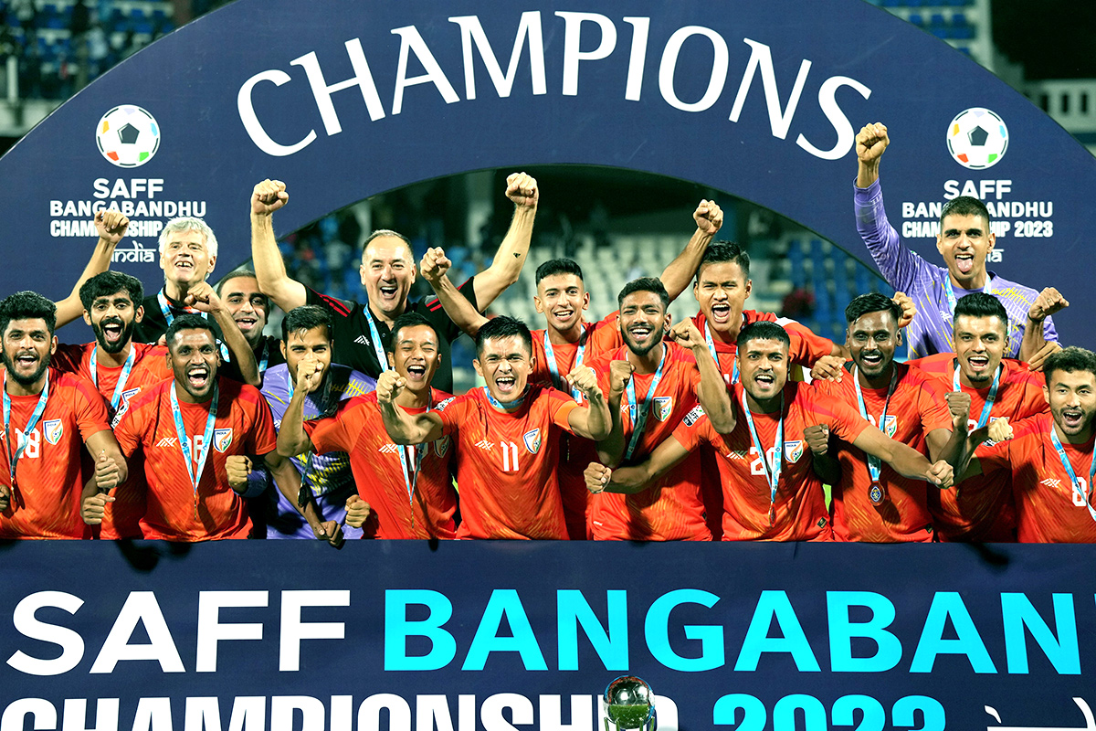 India Won SAFF Championship For 9th Time, Defeating Kuwait In Final - Sakshi8